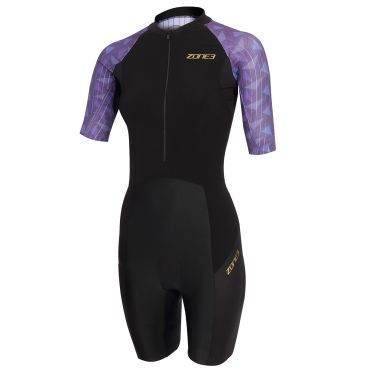 Zone3 Lava korte mouw trisuit dames