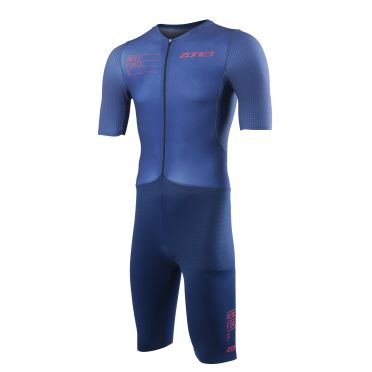 Zone3 Aeroforce X II trisuit korte mouw blauw heren 