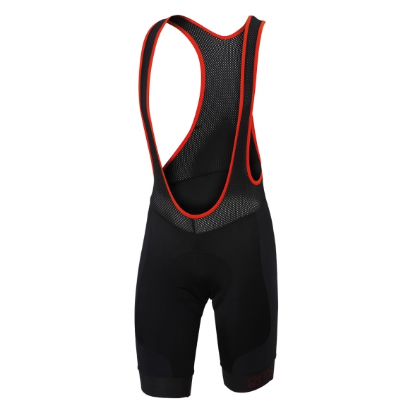 Sportful Passo fietsbroek zwart/rood heren 1101732-251