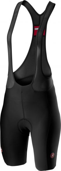 Castelli Velocissima 2 bibshort zwart/rood dames 20059-231