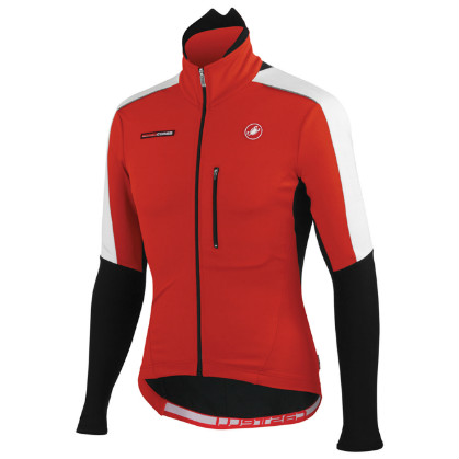 Castelli Trasparente 2 wind jersey rood/zwart/wit heren 12506-123 CA12506-123(2015)