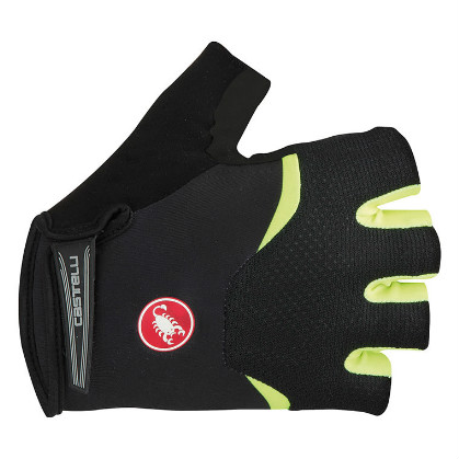Castelli Arenberg gel glove zwart/fluo geel heren 15025-321