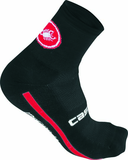 Castelli Merino 9 fietssokken heren zwart 14545-010 14545-010