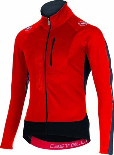 Castelli Trasparente 3 wind jersey FZ rood/zwart/antraciet heren 15525-231 CA15525-231