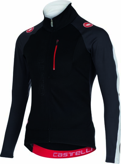 Castelli Trasparente 3 wind jersey FZ zwart/antraciet/wit heren 15525-901 CA15525-901