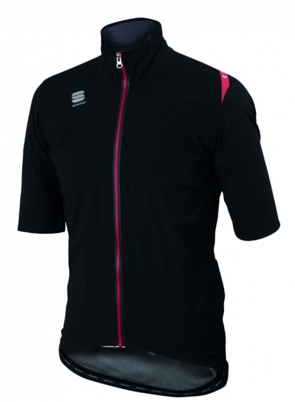 Sportful Fiandre windstopper LRR fietsjack korte mouw zwart heren 1101686-002