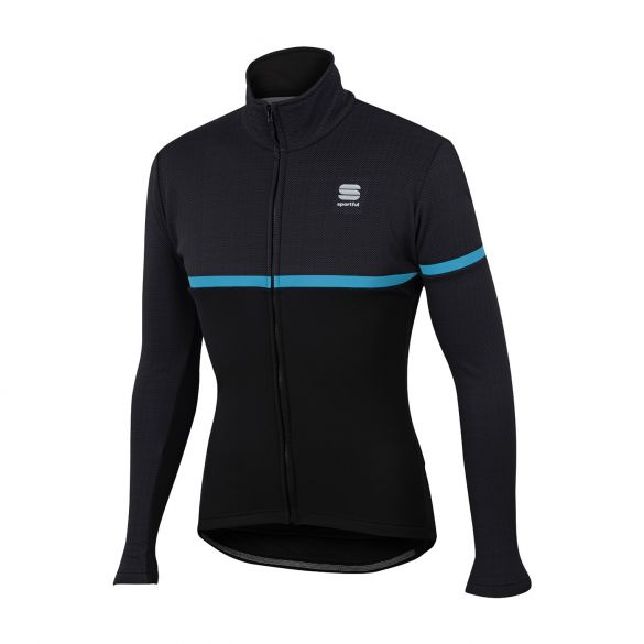 Sportful Giara softshell jacket zwart/blauw heren 1101821-267