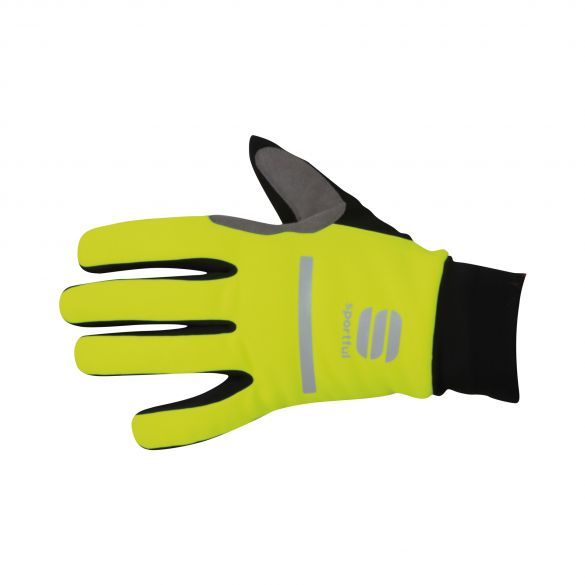 Sportful Polar glove fietshandschoenen fluo geel/zwart heren 1101830-091