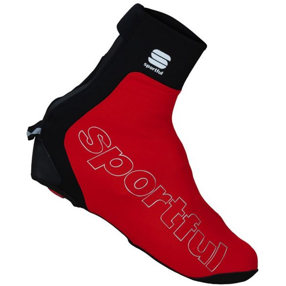 Sportful Roubaix thermal overschoen rood heren 1101833-567
