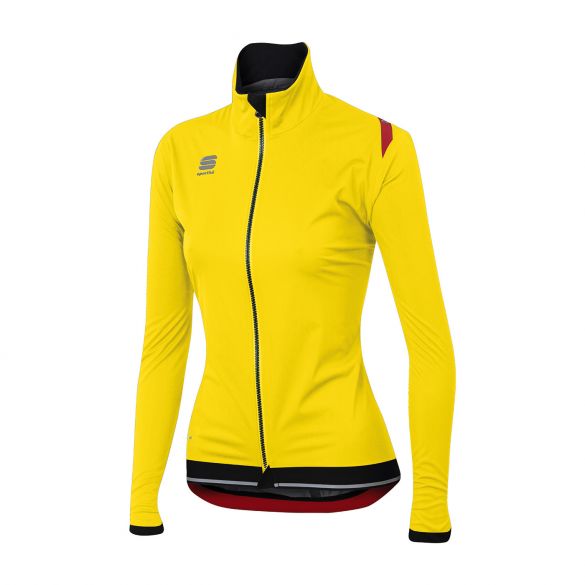 Sportful Fiandre ultimate WS W lange mouw jacket fluo geel/zwart dames 1101839-091