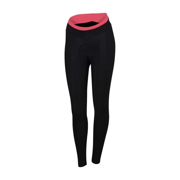 Sportful Luna thermal tight zwart/roze dames 1101847-288