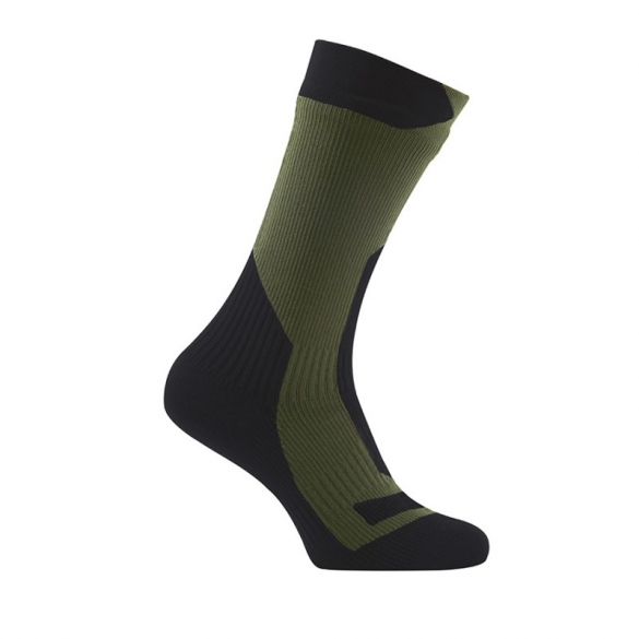 Sealskinz Trekking thick mid waterdichte sokken olijf 111161707-333