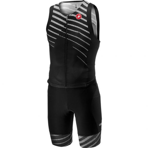 Castelli Free sanremo trisuit mouwloos zwart/zwart heren 18108-110