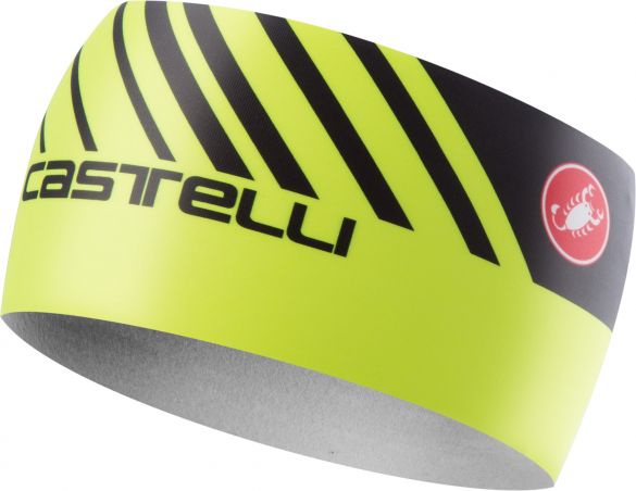 Castelli Arrivo 3 thermo hoofdband fluo geel heren 18537-032