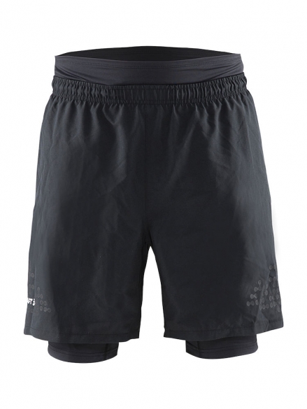 Craft Trail 2-in-1 short hardloopbroek zwart kopen? Bestel bij triathlon24.be