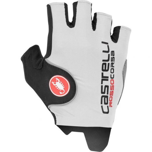 Castelli Rosso Corsa Pro handschoen wit heren 19027-001