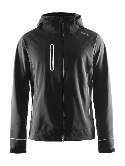 Craft Cortina soft shell winterjas zwart heren 1903554-9999