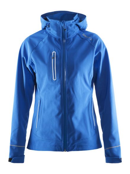 Craft Cortina soft shell winterjas blauw dames 1903555-1336-vrr