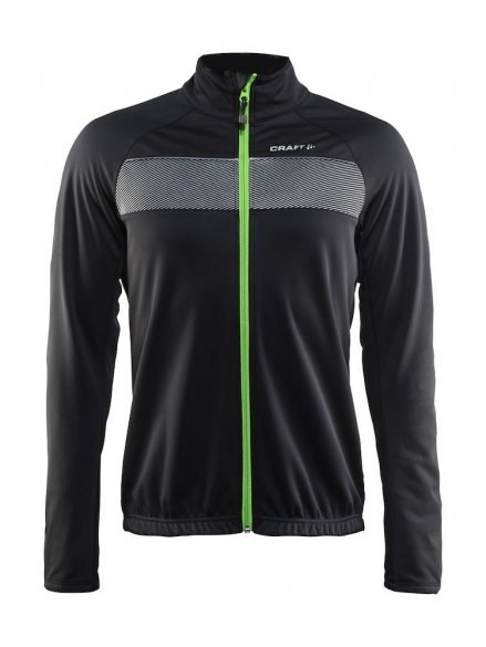 Craft Siberian fietsjack zwart/shout heren 1903665-9620
