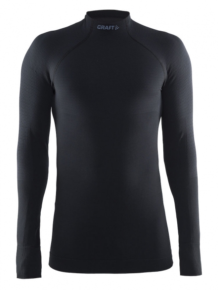 Craft Keep Warm half polo long sleeve ondershirt zwart heren 1903721-9999