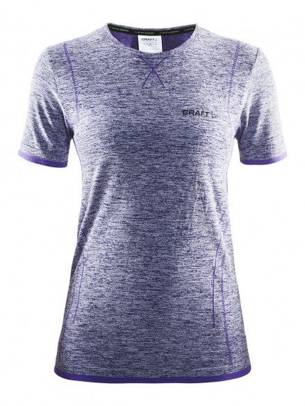 Craft Active Comfort roundneck short sleeve ondershirt paars dames 1903790-1463