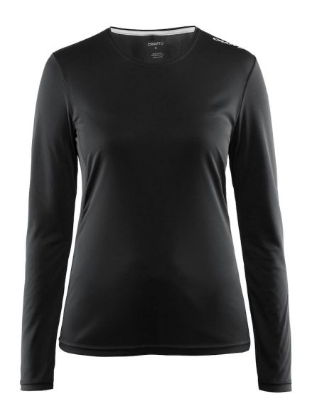 Craft Mind lange mouw hardloopshirt zwart dames 1903941-9920