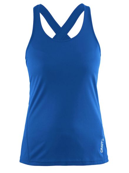 Craft Mind mouwloos hardloopshirt blauw dames 1903943-1336