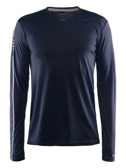 Craft Mind lange mouw hardloopshirt blauw/navy heren 1903948-1390