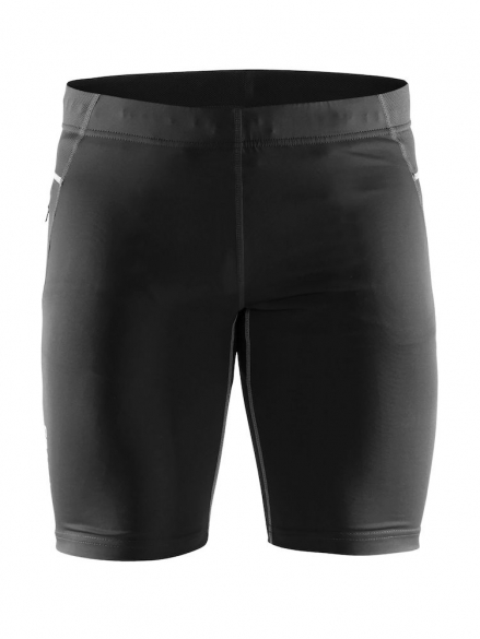 Craft Devotion short hardloopbroek strak zwart heren 1903975-9999