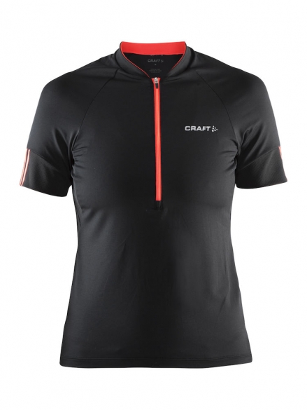 Craft Velo fietsshirt dames zwart/oranje 1903981-9825