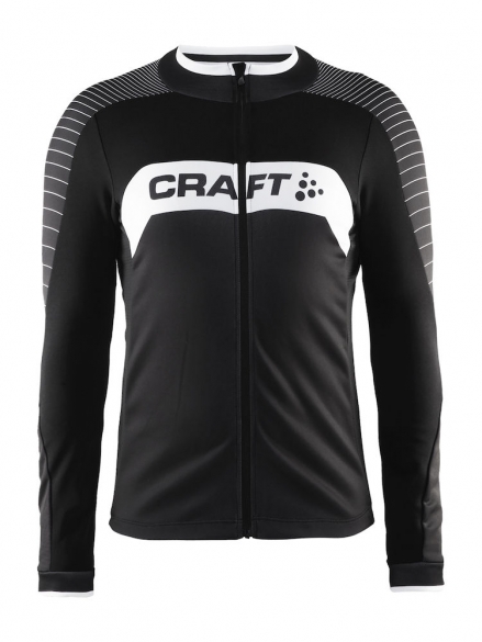 Craft Gran fondo fietsshirt lange mouw heren zwart/wit 1903988-9900