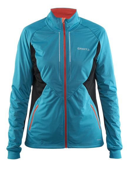 Craft Storm langlauf jack 2.0 blauw/gale dames 1904257-2659