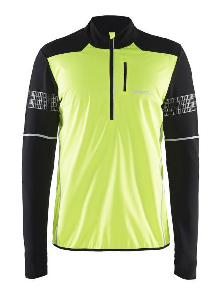 Craft Brilliant 2.0 thermal wind hardloopshirt lange mouw flumino/zwart heren 1904315-2851