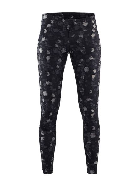 Craft Breakaway tight Hardloopbroek zwart/hive dames 1904769-9114