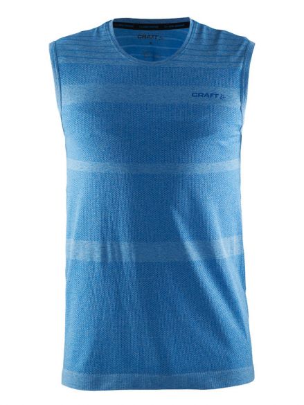Craft cool comfort mouwloos ondershirt blauw heren 1904915-2355