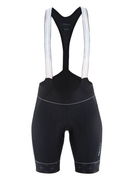 Craft belle glow bib shorts fietsbroek dames zwart 1904973-9999