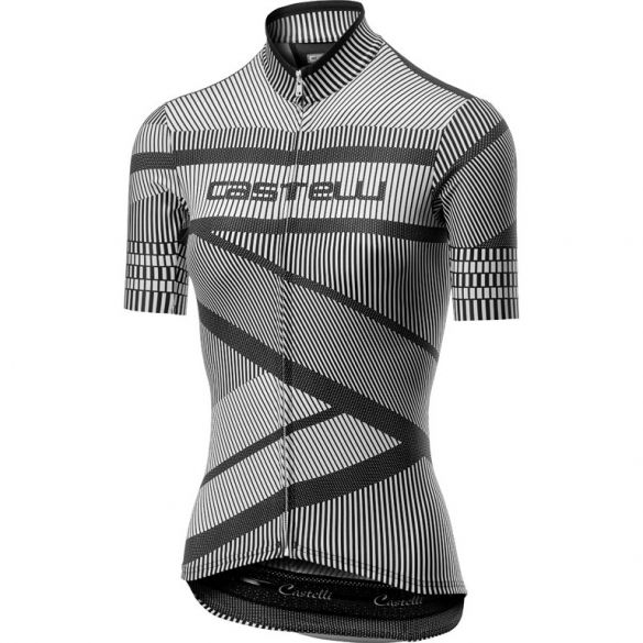 Castelli Millerighe fietsshirt wit/zwart dames 19052-101