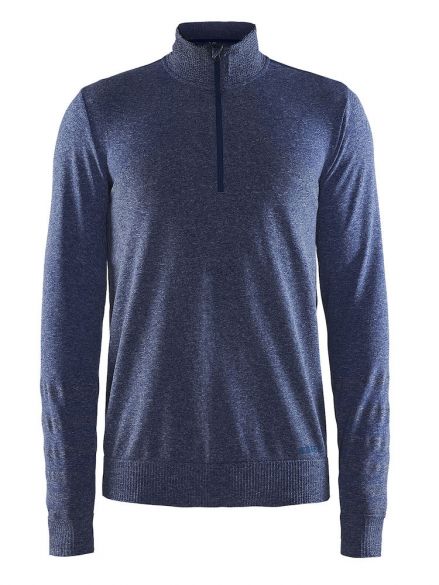 Craft Smooth halfzip Skipully blauw heren 1905320-392000