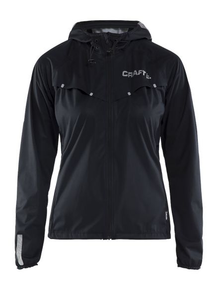 Craft Repel hardloopjack zwart dames 1905415-999926