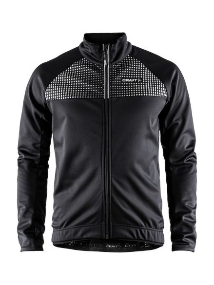 Craft Rime fietsjacket zwart/zilver heren 1905452-999926