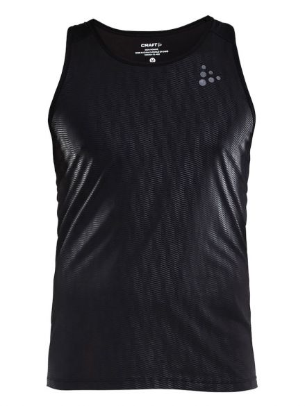 Craft Shade mouwloos hardloopshirt zwart heren 1905854-999000