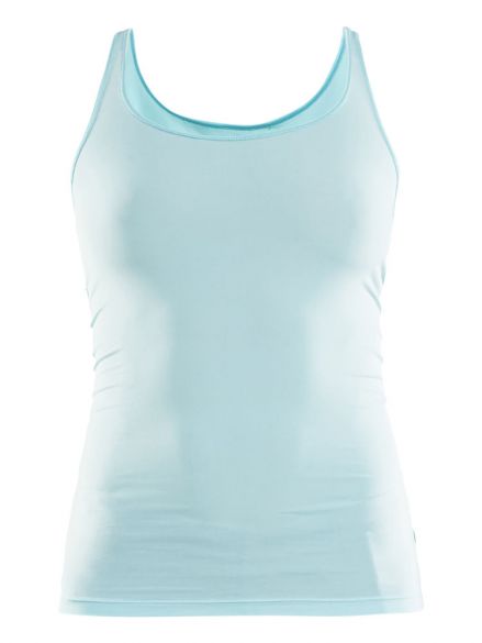 Craft Essential Singlet mouwloos ondershirt blauw/heal dames 1906047-619000