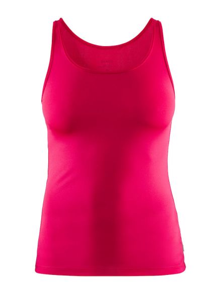 Craft Essential Singlet mouwloos ondershirt roze/jam dames 1906047-735000
