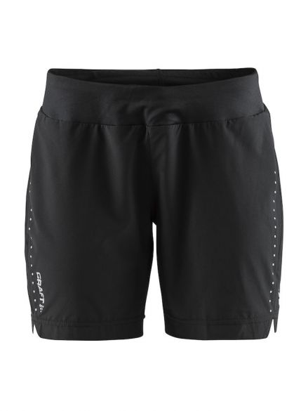 Craft Essential 7 inch hardloop short zwart dames 1906205-999000