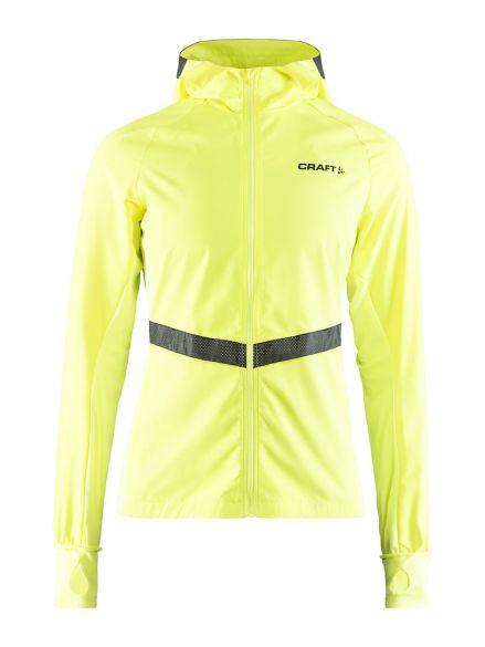 verkenner Ter ere van Zaklampen Craft Urban run hood hardloopjack geel dames kopen? Bestel bij  triathlon24.be