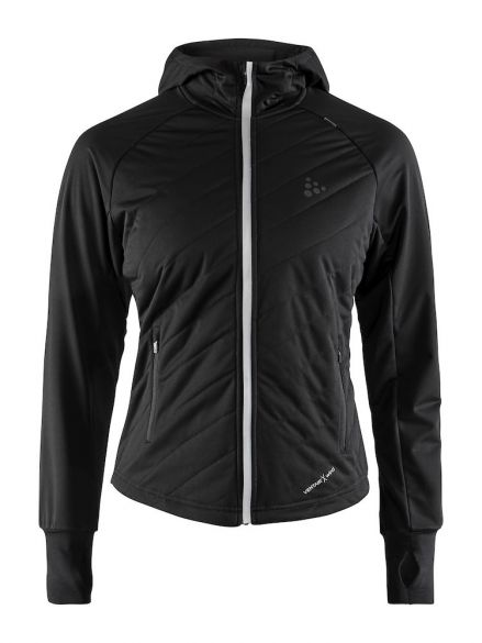 Craft Urban run warm hardloopjack zwart dames 1906436-999000