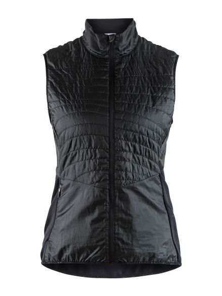 Craft Urban run body warmer hardloopjack zwart dames 1906437-999000