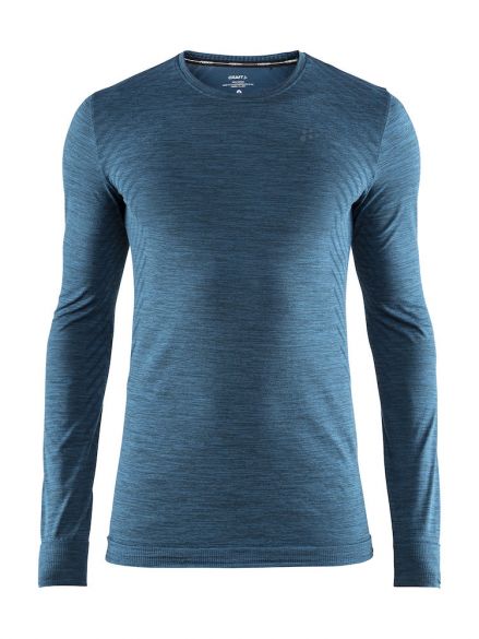 Craft Fuseknit comfort lange mouw ondershirt blauw/fjord heren 1906600-677200