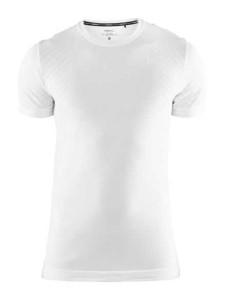 Craft Fuseknit comfort korte mouw ondershirt wit heren 1906601-B00000