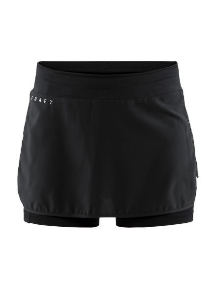 Craft Charge skirt sportrok zwart dames 1907045-999000-vrr